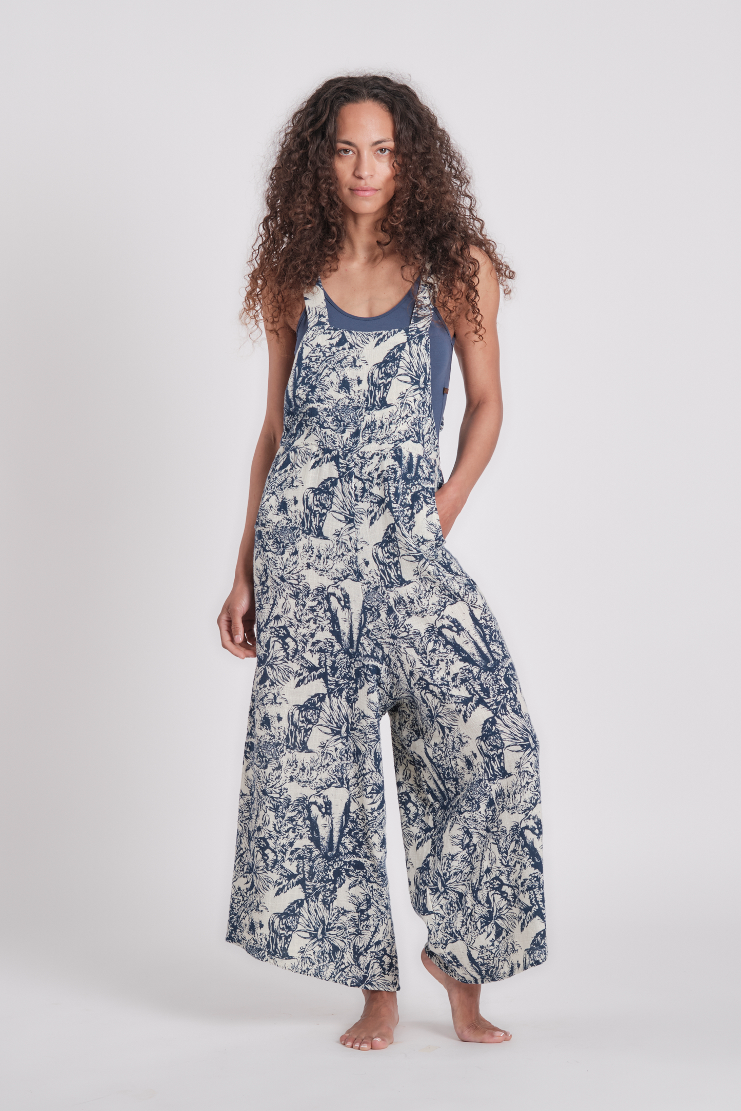Amanda Mono Jungle Navy