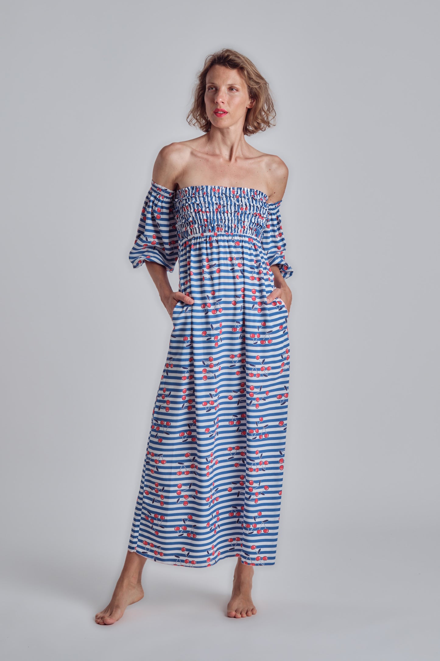 Classic 25 Long Dress Cherry