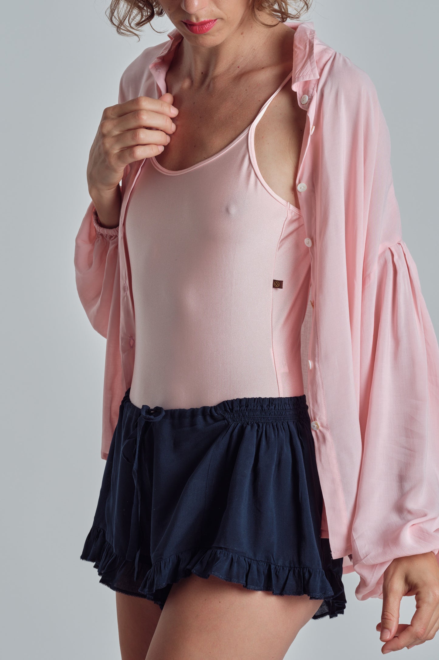 Body swimwear pink cherry