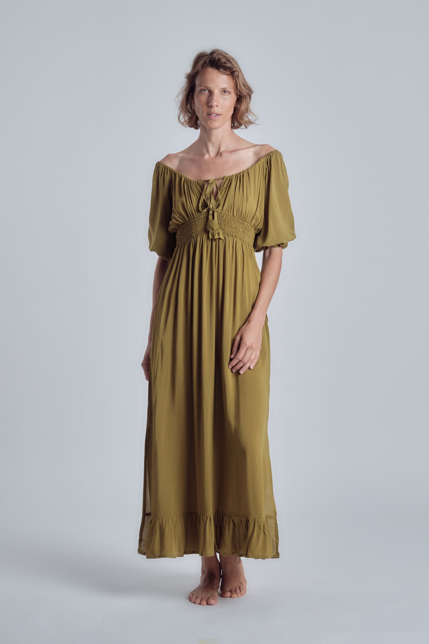 Nine Long Dress HIjau