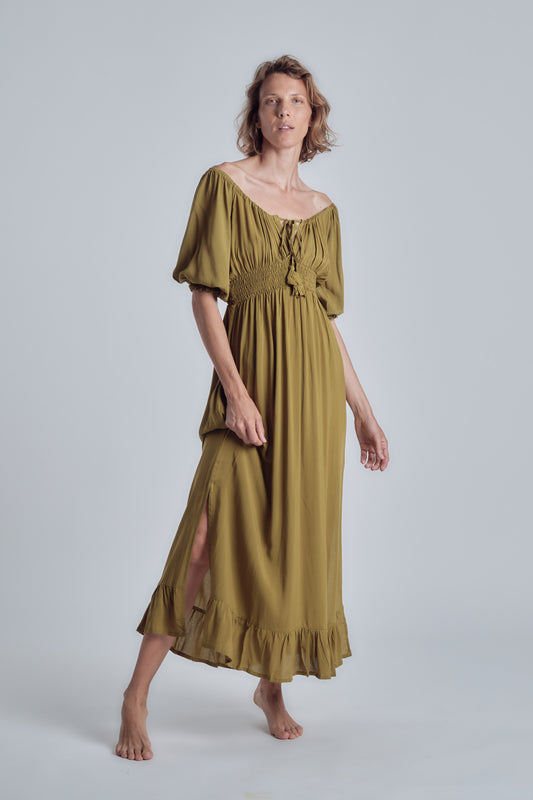 Nine Long Dress HIjau