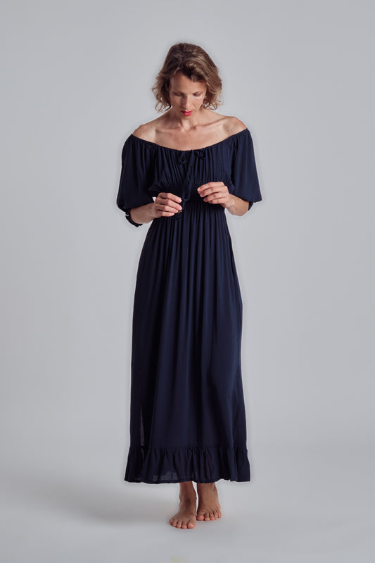 Nine Long Dress Navy 24