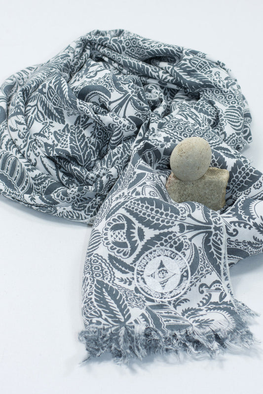 Paréo / Pochette Orangerie gris