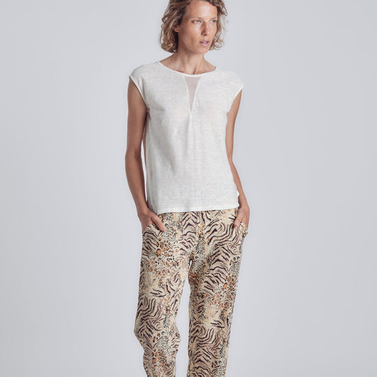 BB Pant Linen Tiger