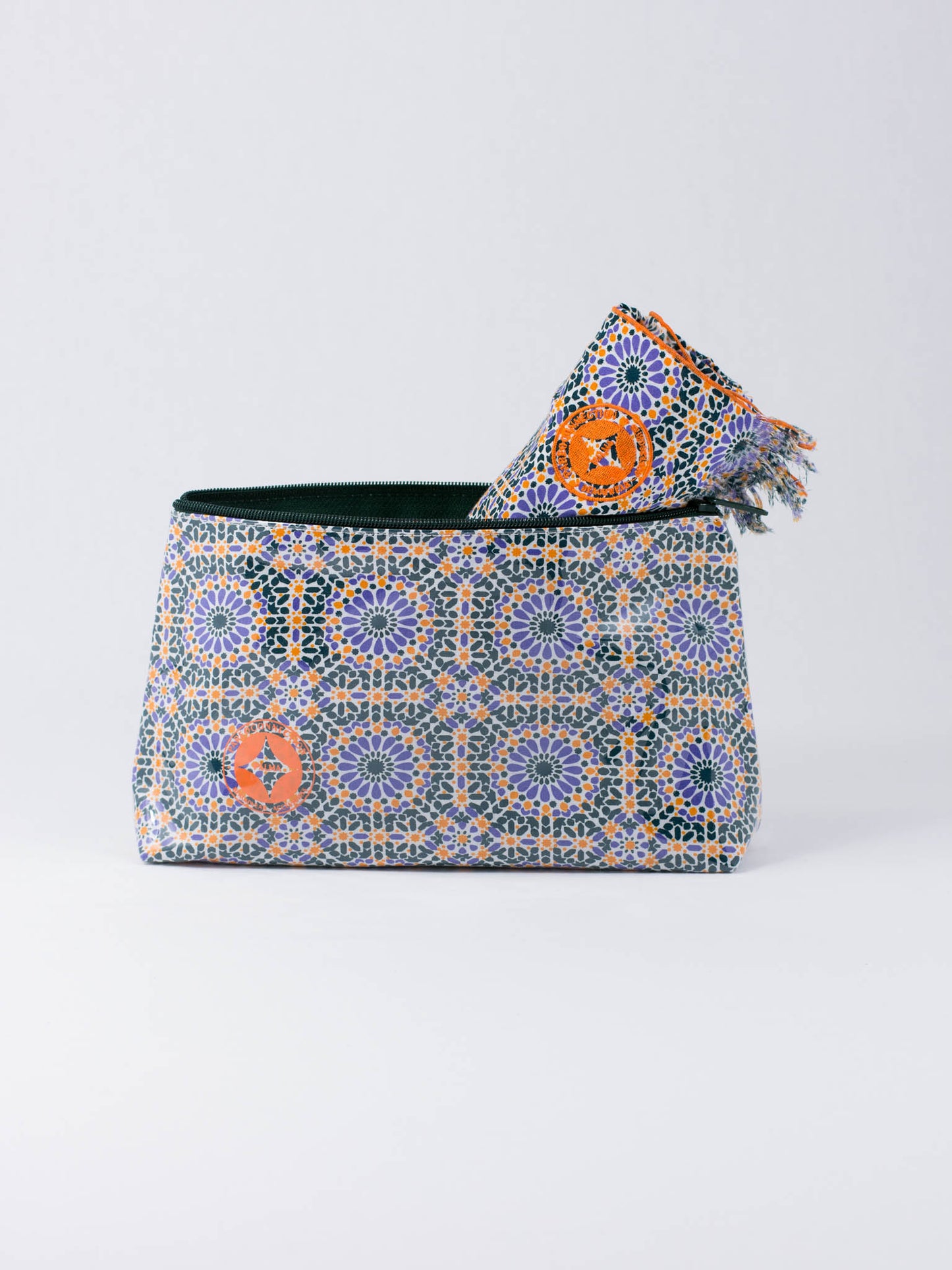Paréo / Pochette Byzance violet