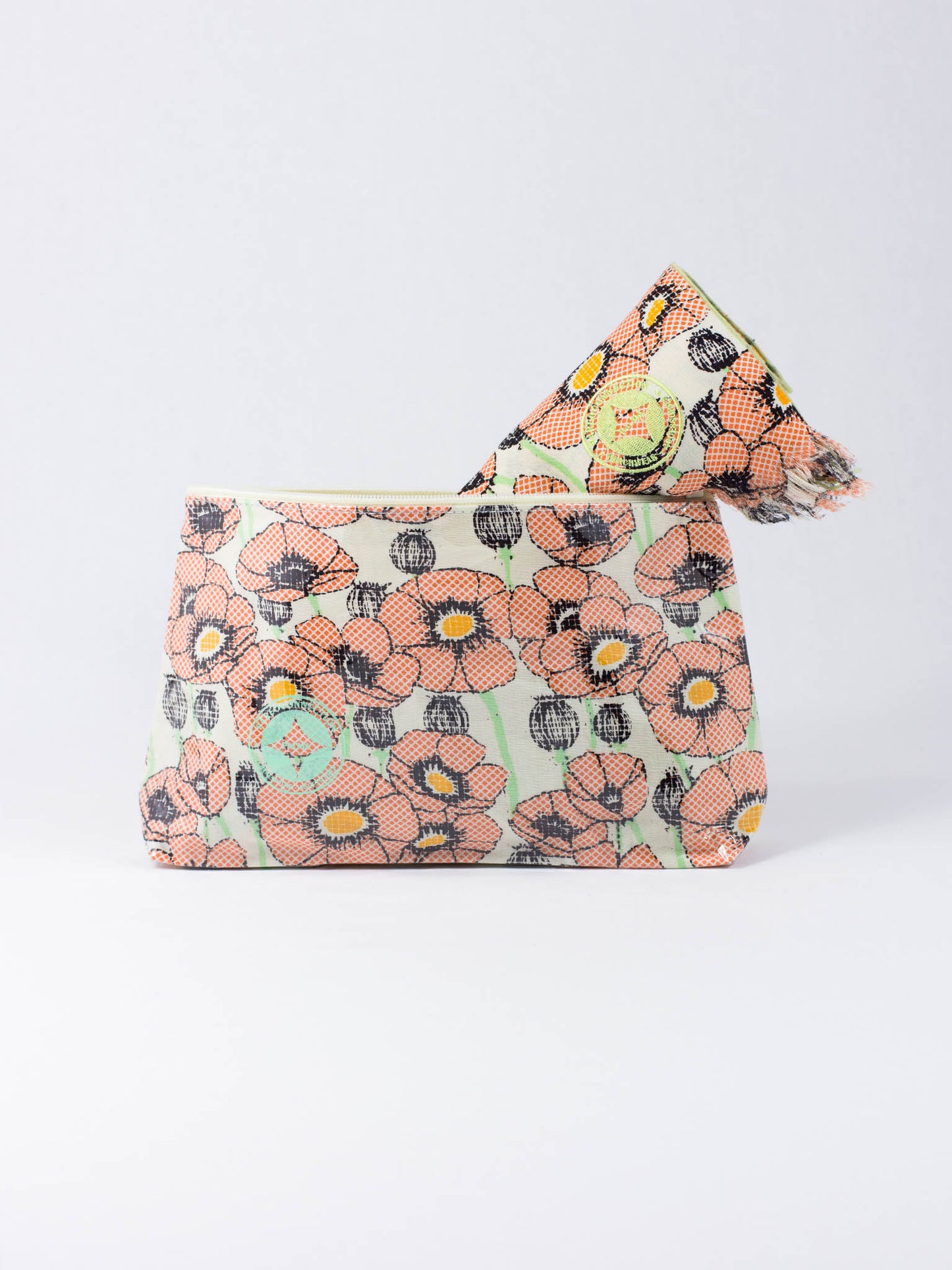 Ensemble Paréo / Pochette Poppies