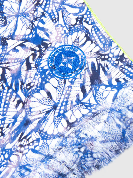 Ensemble paréo/pochette papillon