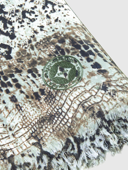 Ensemble paréo/pochette serpent