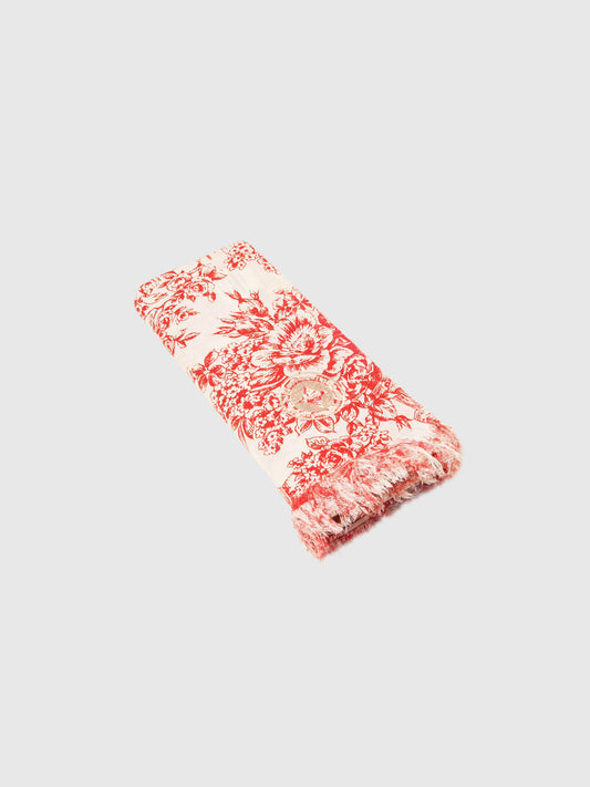 Ensemble paréo/pochette Jouy rouge