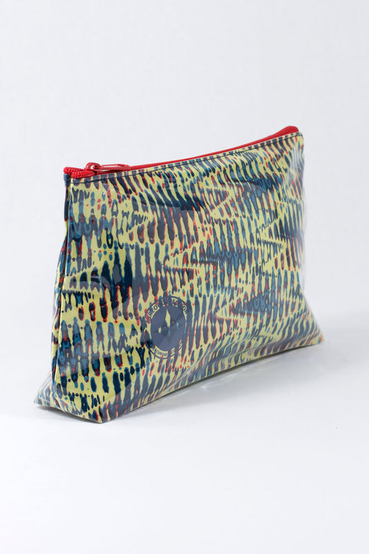 Ensemble paréo/pochette ondulé