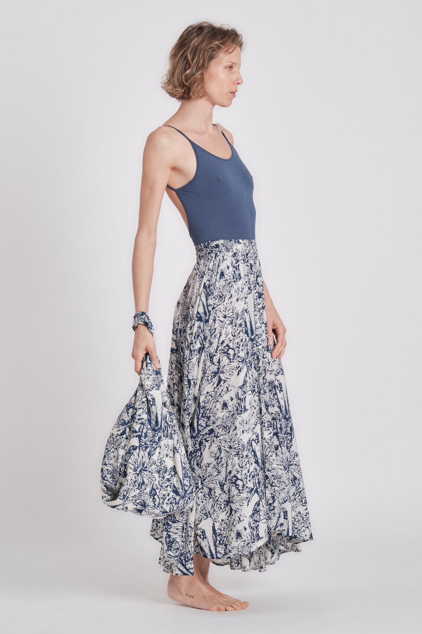 Bohême Skirt Jungle Navy