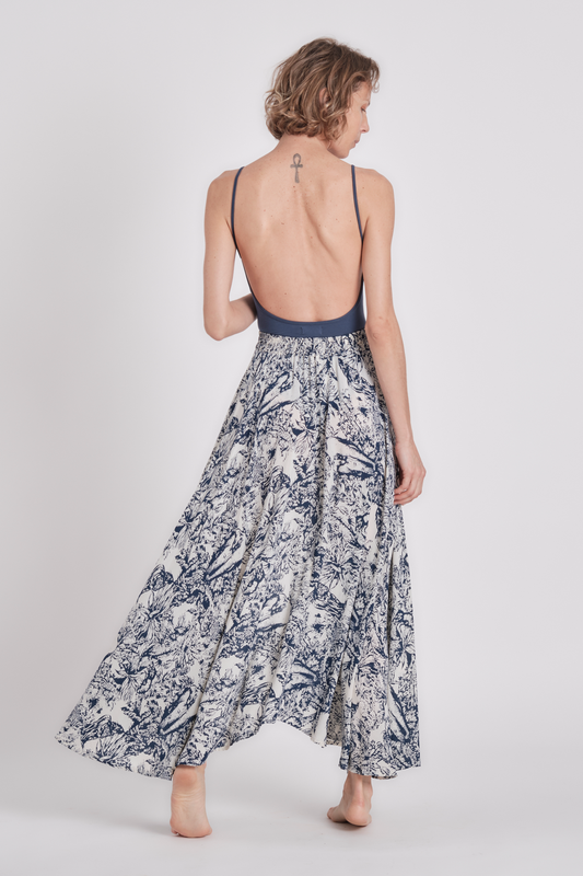 Bohême Skirt Jungle Navy