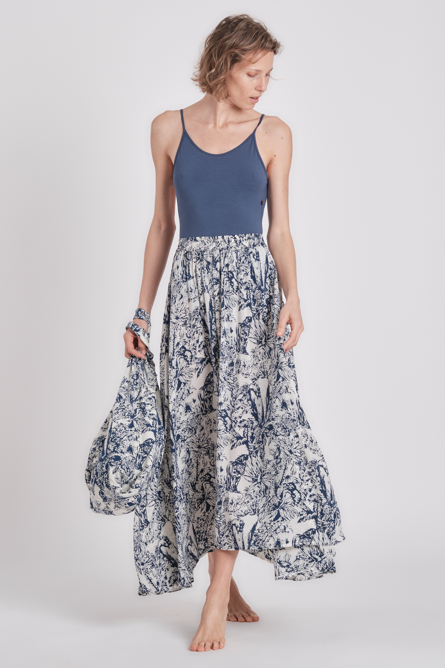 Bohême Skirt Jungle Navy