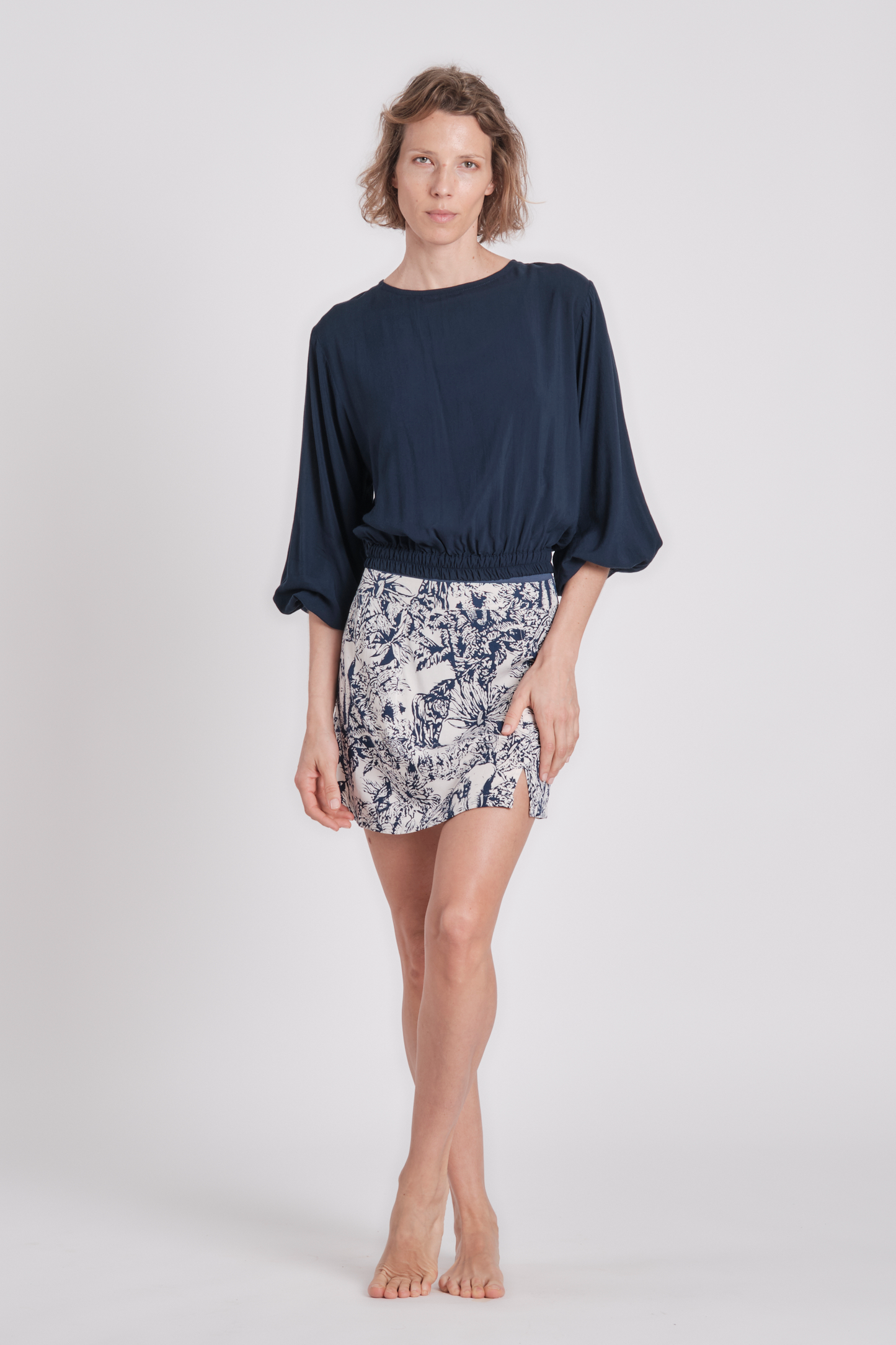 Ketut mini skirt Jungle Navy