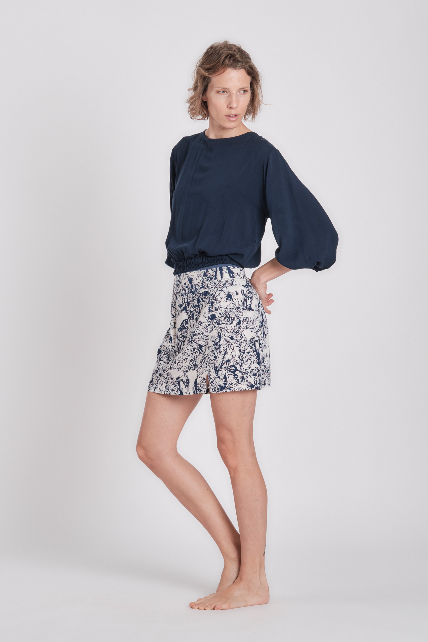 Ketut mini skirt Jungle Navy
