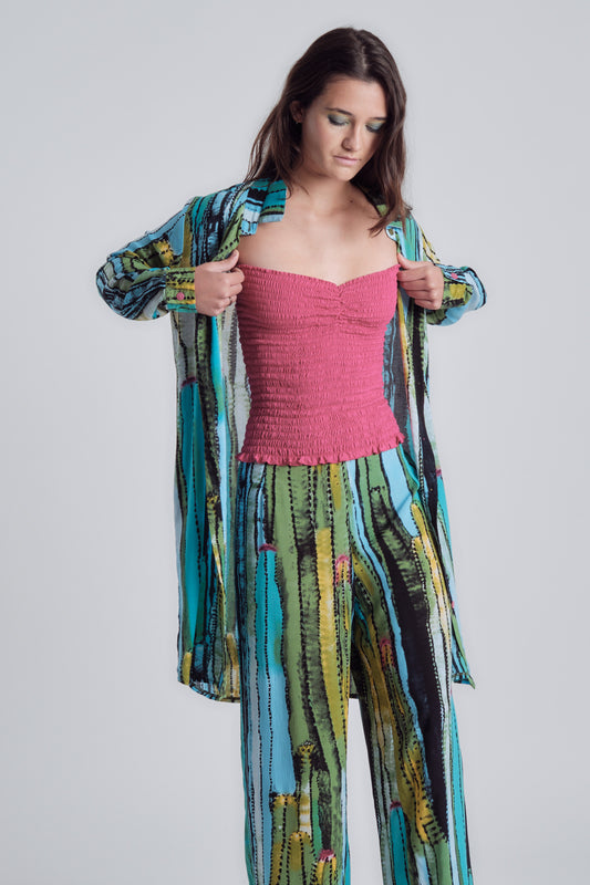 Jacky Short Dress Cactus