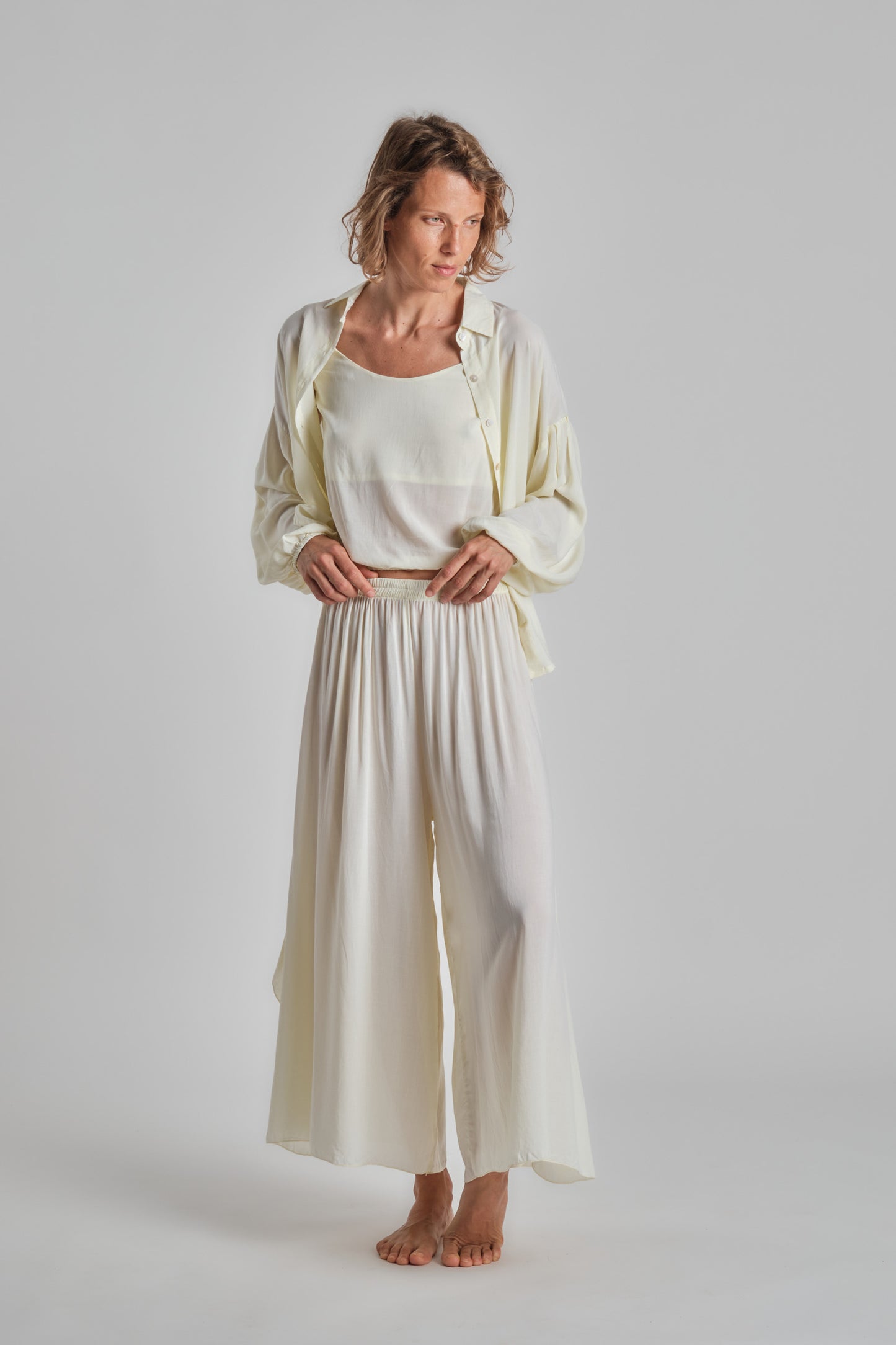 Blusa O'ara Light Yellow
