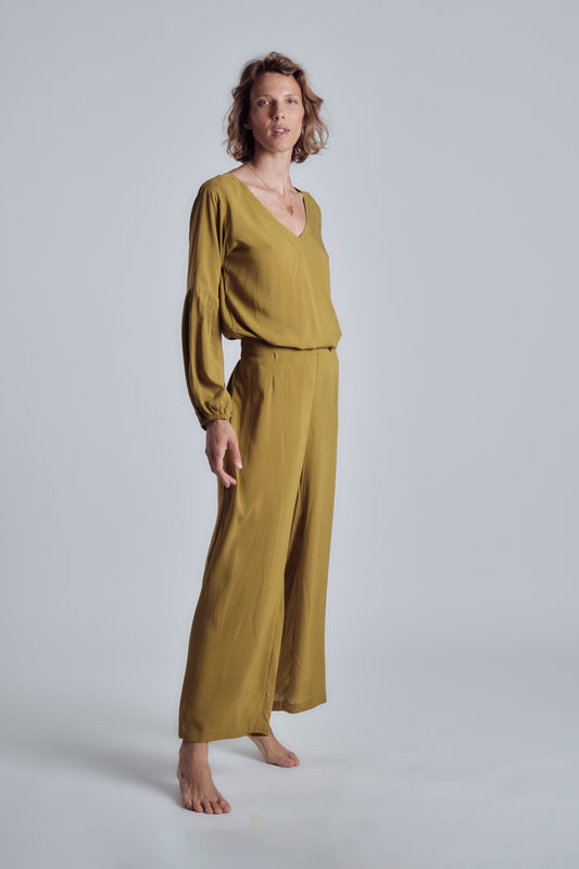 Boho Top Hijau