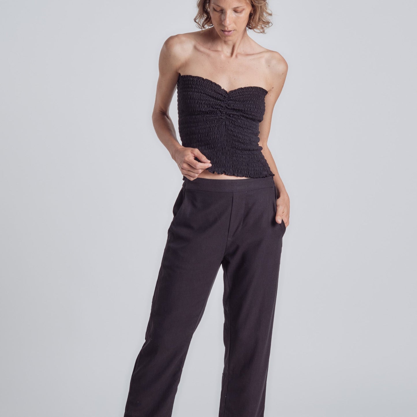 BB Pant Linen Black