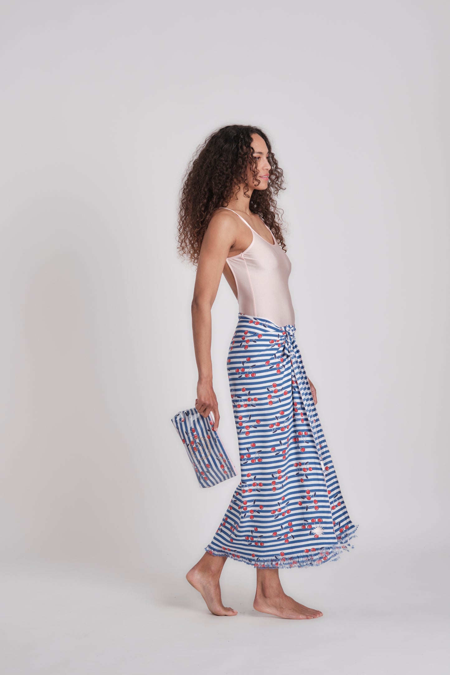 Set Pareo / Clutch Cherry