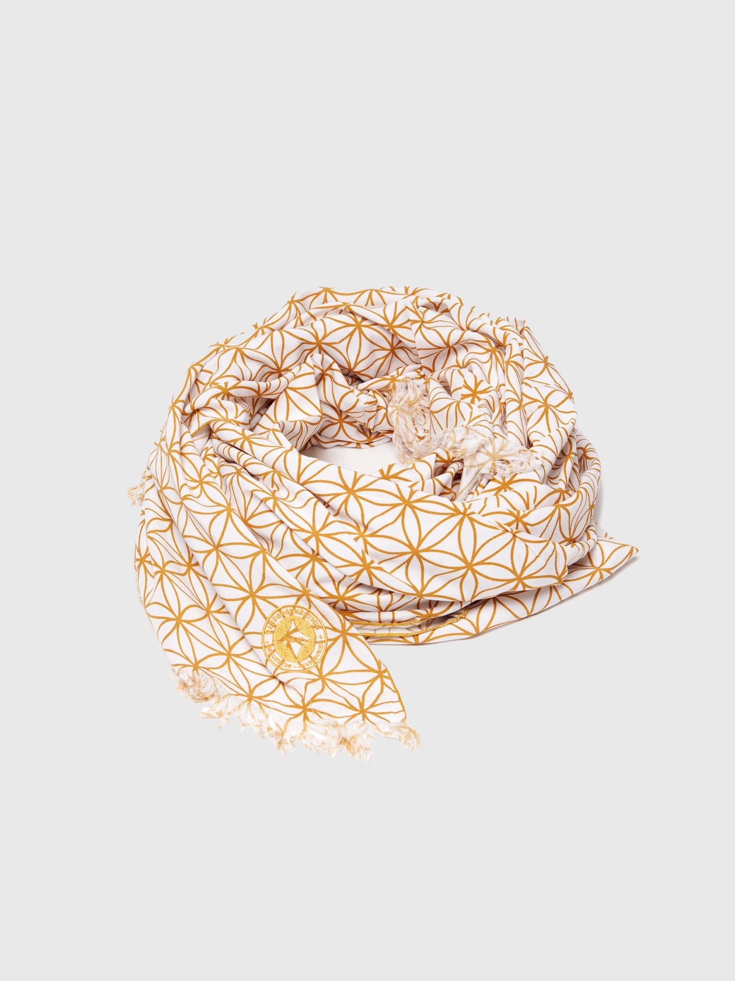 Set Pareo / Clutch Flower Of Life Gold