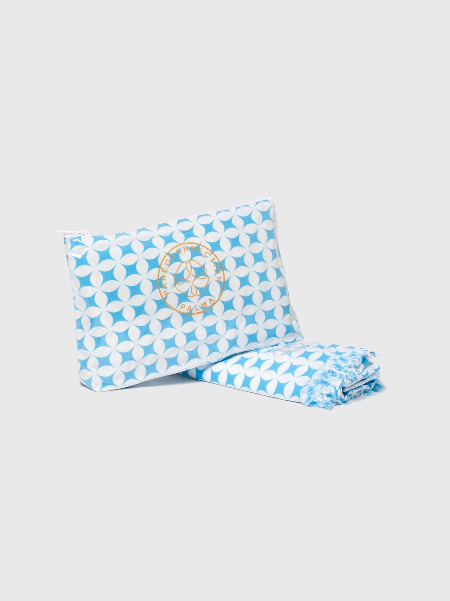 Set Pareo / Clutch Suka Blue Sky