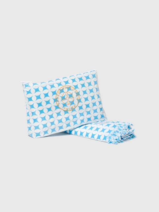 Set Pareo / Clutch Suka Blue Sky