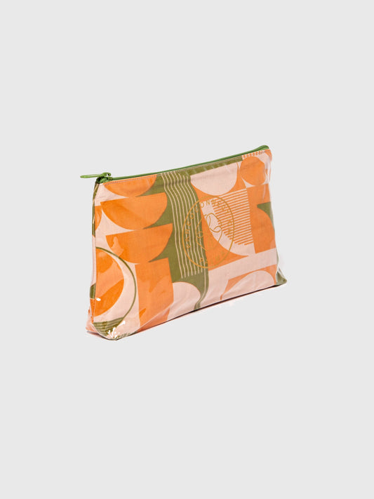 Set Pareo / Clutch Retro abricot