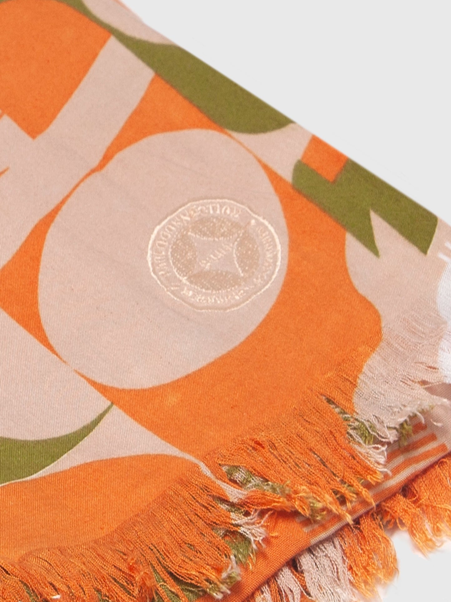 Set Pareo / Clutch Retro abricot