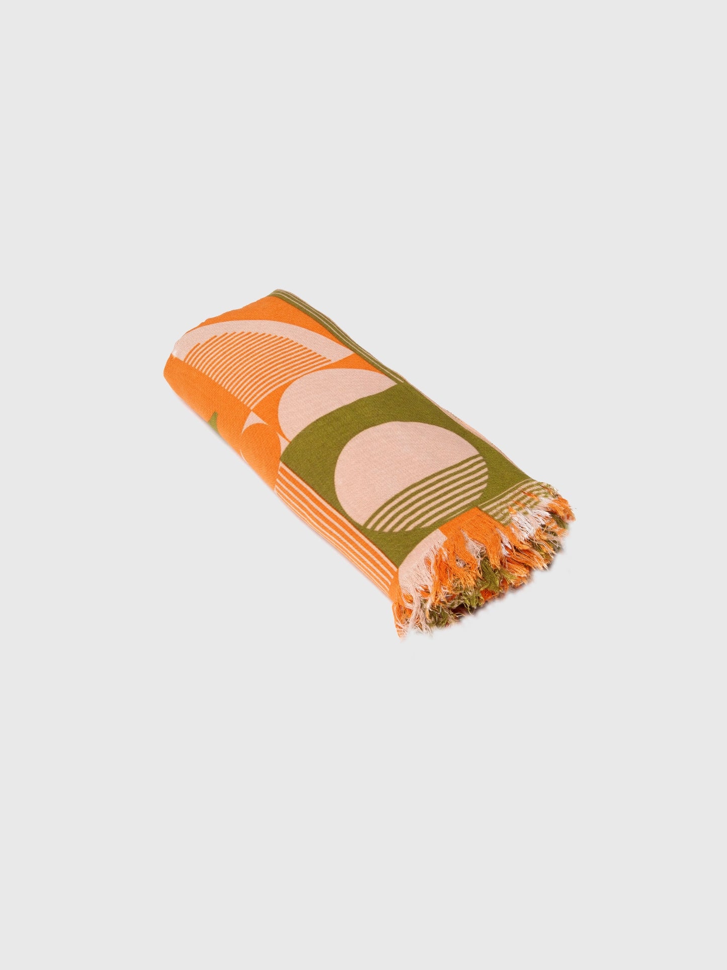 Set Pareo / Clutch Retro abricot