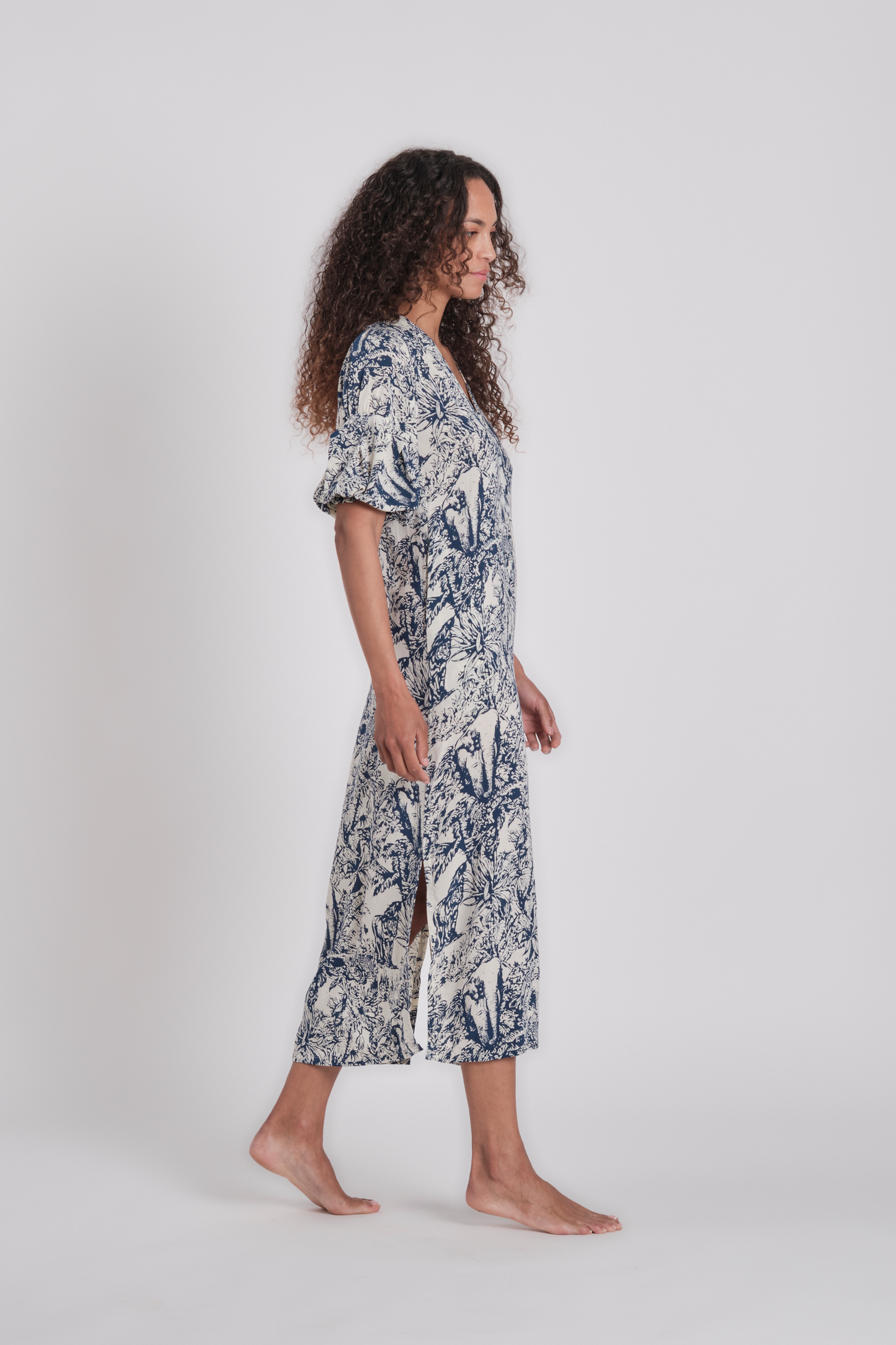 Vestido Plume Jungle navy