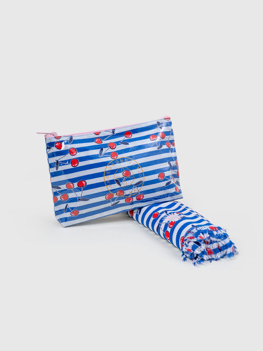 Set Pareo / Clutch Cherry